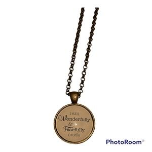 Glass Pendant Necklace